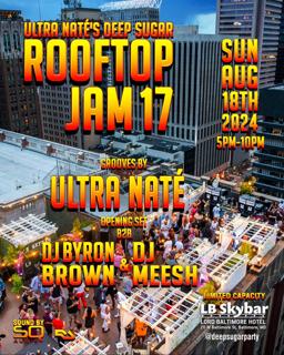 Ultra Naté'S Deep Sugar 'Rooftop Jam 17'