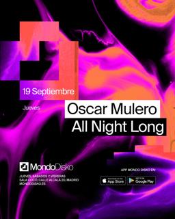 Oscar Mulero All Night Long