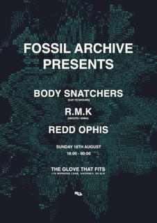 Fossil Archive Presents: Body Snatchers, Redd Ophis, R.M.K