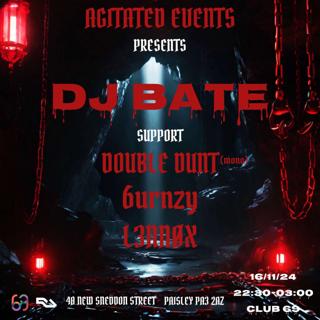 Agitated Events Presents Dj Bate