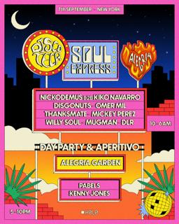 Discoteca X Soul Express: Nyc Edition #2 Ft. Alegria, Kiko Navarro B2B Nickodemus, Thanksmate