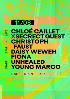 Else Open Air: Young Marco, Chloé Caillet, Fiona, Christoph Faust, Daisy Weweh, Unhealed