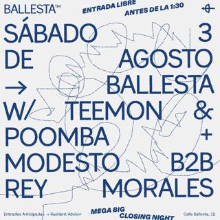 Ballesta Closing Summer Season