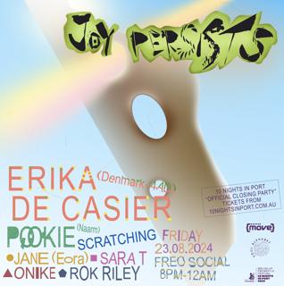 10 Nights In Port Festival Presents: Joy Persists With Erika De Casier