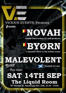 Vicious Events Presents: Novah And By0Rn