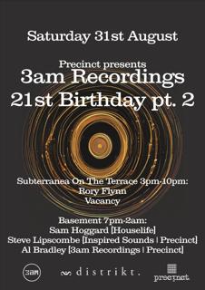 Precinct Pres. 3Am Recordings 21St Birthday