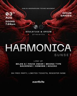 Soulstice & Opium Presents: Harmonica Sunset (8H Free Day/Night Party)