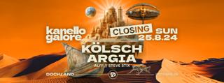 Kanello Galore Closing With Kölsch, Argia, Uvm