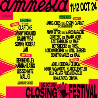 Amnesia Closing Festival 2024