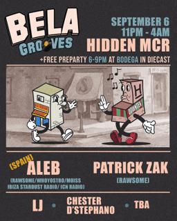 Bela Grooves With Aleb, Patrick Zak, Chester D'Stephano, Lj, +Tba