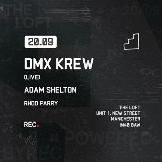 Dmx Krew (Live), Adam Shelton, Rhod Parry