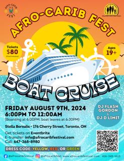 Afro-Carib Fest 2024 Boat Cruise