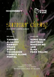 Konnekt Pres. 14H Summer Closing - Open Air & Big Hall - Hype Park