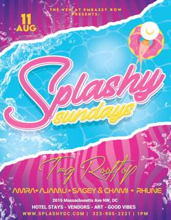 Splashy Dc Pool Party: Amra, Rhune, Ajamu, Sagey & Chami