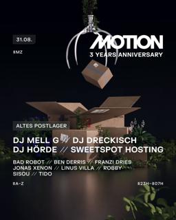 Motion – 3 Year Anniversary