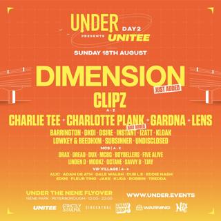 Under Presents Unitee With Dimension, Clipz, Charlie Tee, Charlotte Plank, Gardna, Lens