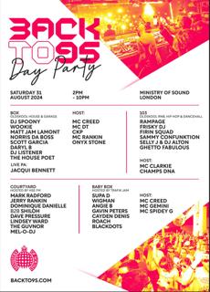 Backto95 Day Party: Dj Spoony, Wookie, Matt Jam Lamont + More