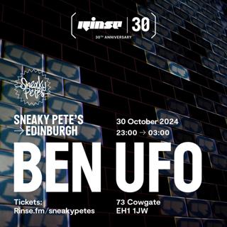 Ben Ufo – Rinse 30Th Anniversary