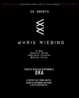 15 Agosto - Chris Liebing - Opera Beach Arena