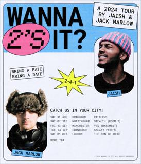 Rare Club // Jack Marlow & Jaish – Wanna 2'S It? Tour