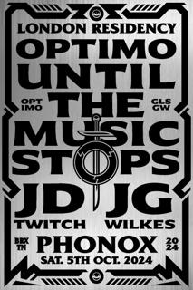 Until The Music Stops >>> Optimo (Espacio) / All Night Long