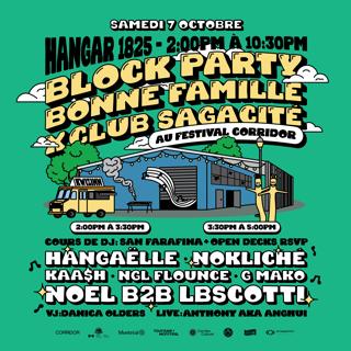 Block Party Bonne Famille X Club Sagacité