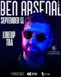 Bohemia, Deep Tech Dc & Move Tribe Presents: Ben Arsenal