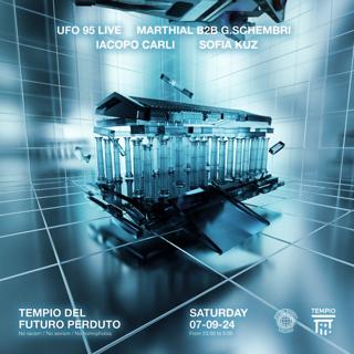 Future Minimal Techno: Ufo95 Live, Marthial B2B G.Schembri, Söfia Kuz, Iacopo Carli 