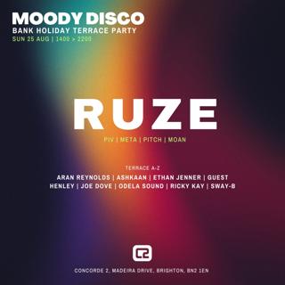 Moody Disco: Free Terrace Party With Ruze