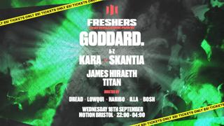 Dnb Freshers Welcome Rave: Goddard.