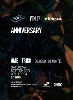 Âme + Trikk  /  Efímera + Tba + Venue 867 Aniversario @ Mty-N.L