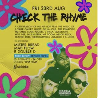 Check The Rhyme - A Night Of 90'S Hip Hop