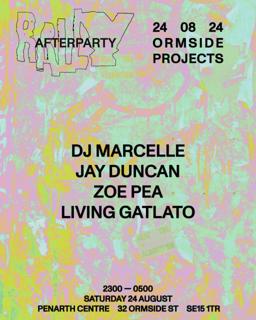 Rally Afterparty: Dj Marcelle, Jay Duncan, Zoe Pea, Living Gatlato 