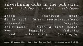 Silverlining Dubs In The Pub (Xiii) - Bank Holiday All-Dayer