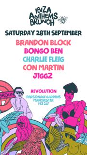 Ibiza Anthems Brunch Summer Series Manchester