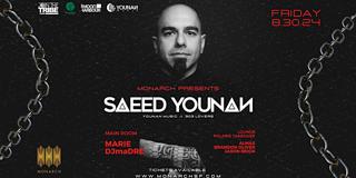 Free Before 10:30 Saeed Younan With Marie And Djmadre // Polaris In The Lounge