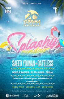 Splashy Dc Pool Party: Saeed Younan & Dateless