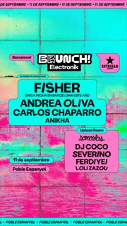 Brunch Electronik Barcelona #17 Fisher, Andrea Oliva, Carlos Chaparro, Y Más