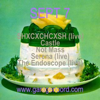 Shxcxchcxsh, Castle, Not Mass, Serena (Live), The Endoscope