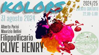 Kolors Vicenza Apertura 24/25 Con Clive Henry