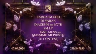 Nexus: Eargasm God - Dj Yarak - Diazepin B2B Bxtr - Sm:Ly - Jane Muss B2B Massimo Mephisto