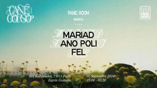 Cane Corso Presents: Mariad, Ano Poli, Fel