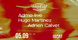 Stay At Home Label Night: Admo Live, Hugo Martinez & Adrien Calvet