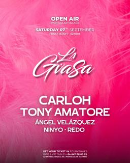 La Guasa Open Air: Carloh, Tony Amatore, Ninyo