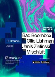 Bad Boombox B2B Ollie Lishman / Janis Zielinski B2B Mischluft