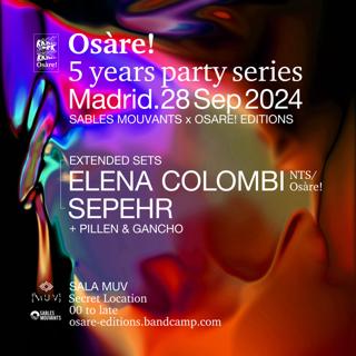 Sables Mouvants X Osare! Editions - Elena Colombi + Sepehr