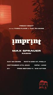 Imprint With Max Sprauer And Rasho