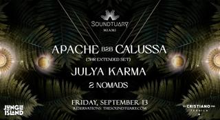 Soundtuary Presents Apache B2B Calussa & Julya Karma