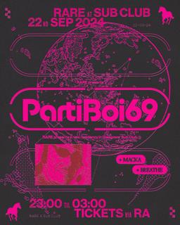 Rare Club // Partiboi69 + Breathe & Macka