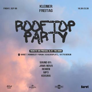 Kleinerfreitag - Rooftop Party - Afterwork